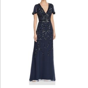 Aidan Mattox formal beaded gown